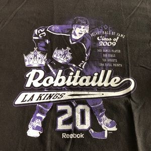 LA Kings Robitaille HOF tribute tee